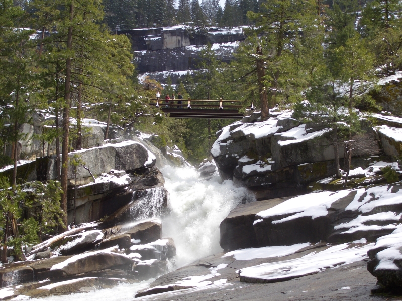 little bridge above Vernal Falls