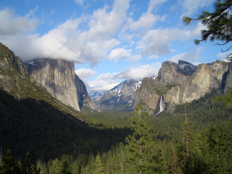 Tunnel View on a clearer day